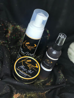 Glaze & Extra Strength Foam wrap Bundle - Kenizee Hair Collection 